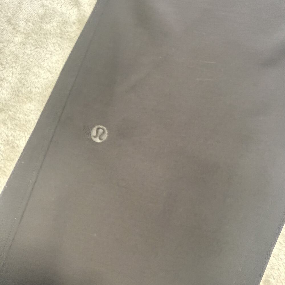 Lululemon Jogger Pants Womens 6 Black Sweatpants Drawstring Cuffed Logo Athletic - Picture 10 of 12